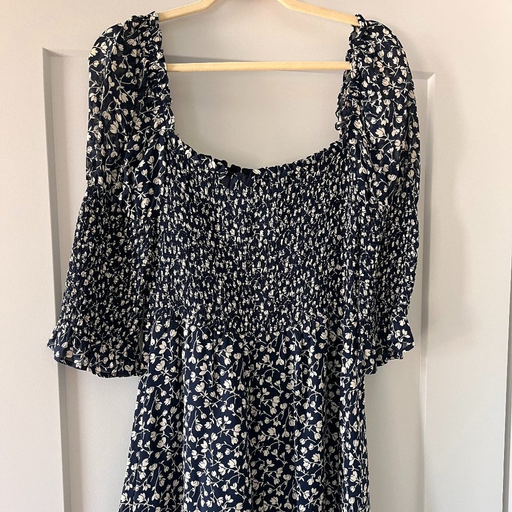 Blue and White Reformation Dress
